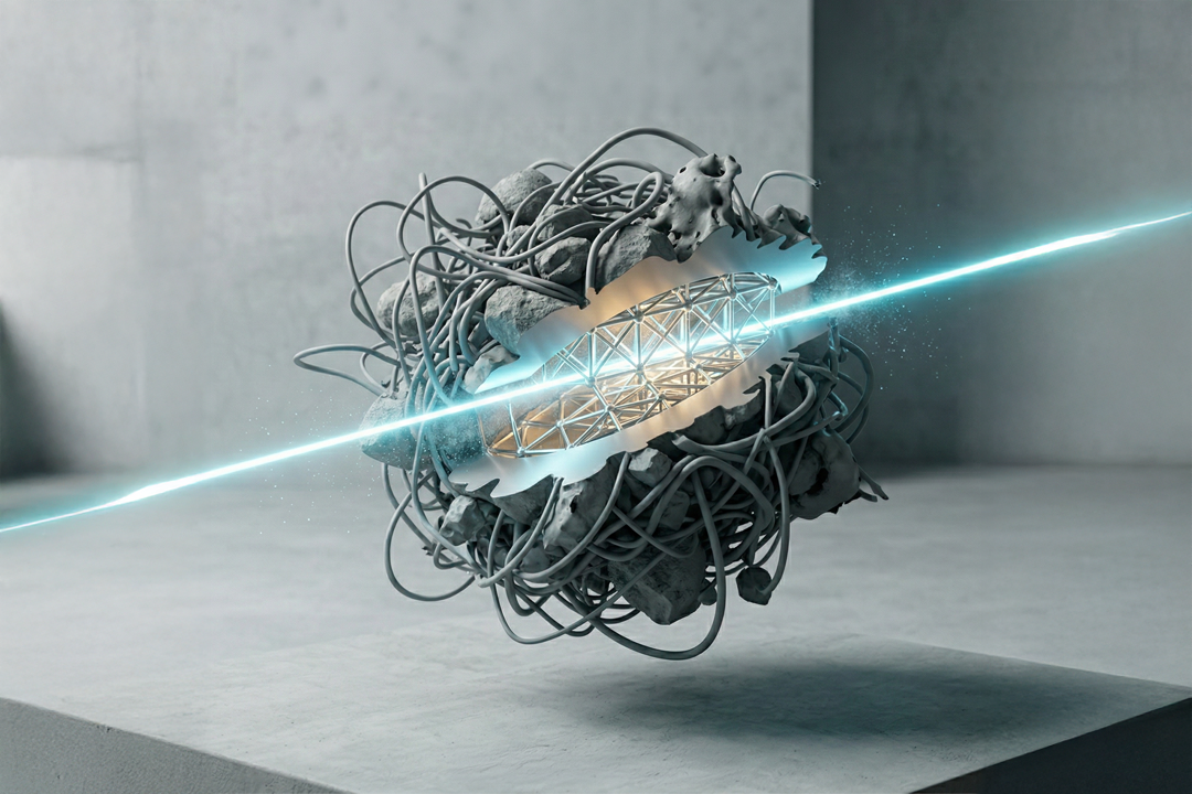 熵減設計整理資訊示意圖